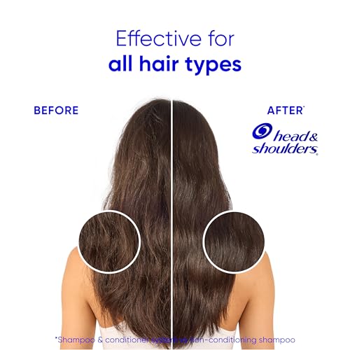 Head & Shoulders Smooth & Silky 2-in-1 Anti-Dandruff Shampoo, 28.2 Fl Oz