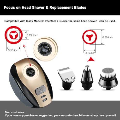 SOLASKY Universal Head Shaver Parts for Freedom Bird & Other Brands
