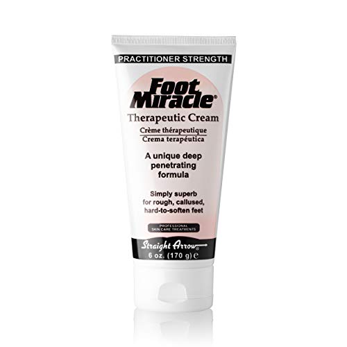 Foot Miracle Deep-Penetrating Foot Cream 6 oz Tube – Practitioner Strength, Softens Calluses & Rough Skin, USA Made