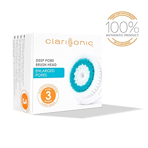 Clarisonic Deep Pore Cleansing Brush Head Replacement - Compatible with Mia & Smart Profile