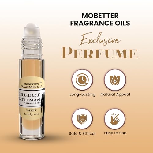 Perfect Gentleman Men's Fragrance Oil - 1/3 oz Roll-On Cologne