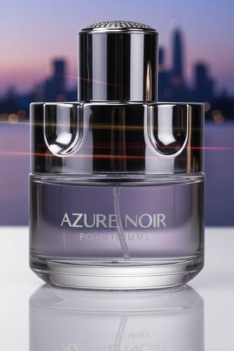 Azure Noir Cologne for Men - 3.4oz Eau de Toilette Spray, Long Lasting