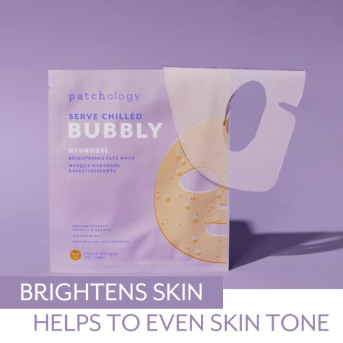 Patchology Bubbly Gel Face Mask - Brightening Hydrogel with Niacinamide & Resveratrol