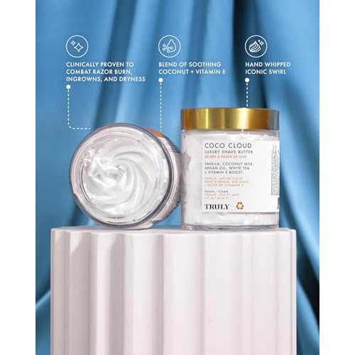 Truly Beauty Luxury Shave Butter | Ultra-Hydrating, Shave Formula For Silky Smooth Soft Skin