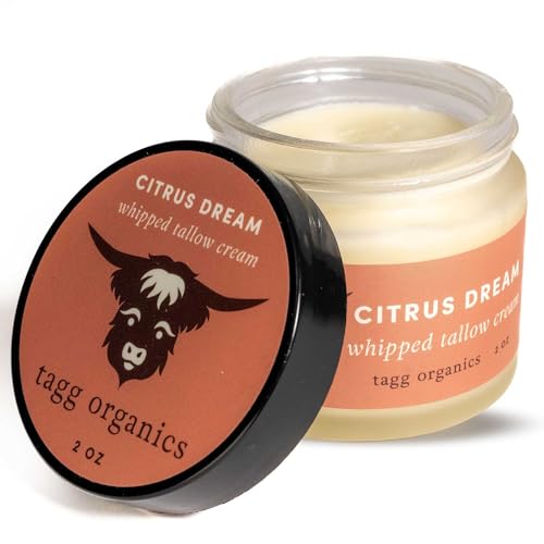 TAGG ORGANICS Natural Whipped Tallow Cream - Citrus Dream 2oz
