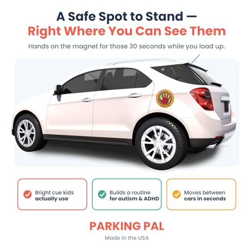 Parking Pal Kids Hand Magnet for Car Safety – Dinosaur Design