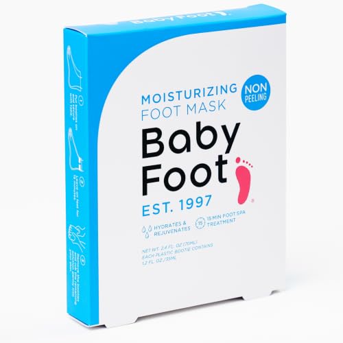 Baby Foot Moisturizing Foot Mask – Hydrating Non-Peel Treatment for Dry Feet