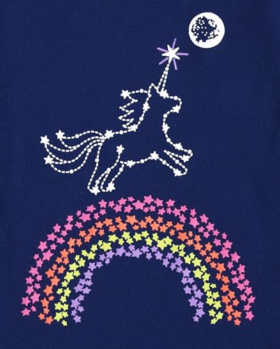 3T Unicorn Baby Girls Pajama Set - Long Sleeve Top & Pants, Snug Fit, 100% Cotton