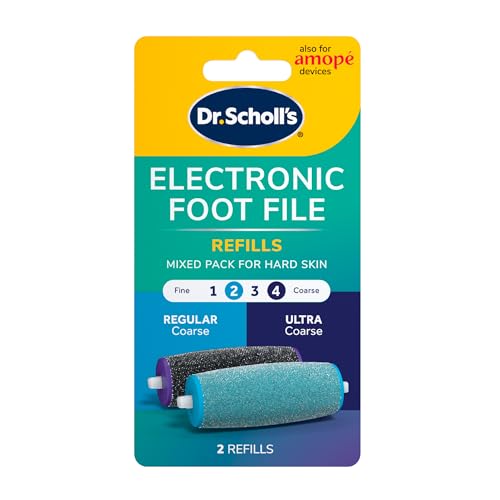 Dr. Scholl's Electric Foot File Roller Head Refills - 2 Count
