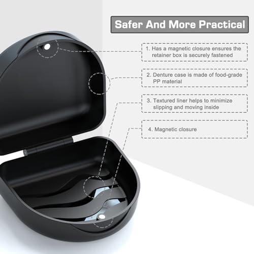 BVN Slim Retainer Case - Portable Dental Storage for Aligners & Mouthguards