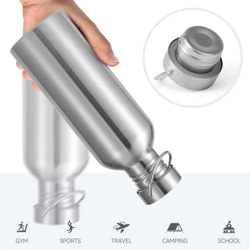 Volhoply 32oz Stainless Steel Reusable Water Bottle - Eco-Friendly & BPA Free