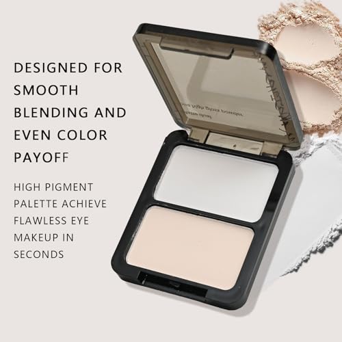K'APEINE Nude Eyeshadow Palette - Light Pink & Beige Duo