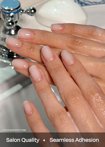 ohora N Coconut Jelly Semi Cured Gel Nail Strips - Works with Any Lamp