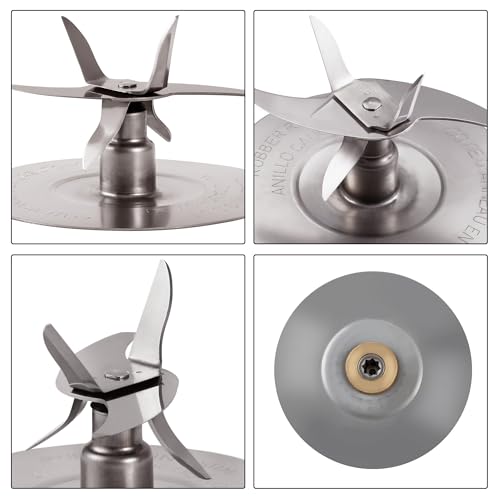 6-Point Stainless Steel Blender Blade Kit for Oster Pro 1200