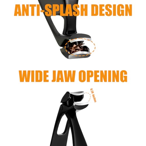 Heavy Duty Angled Head Nail Clippers - 5PCS Professional Kit for Seniors