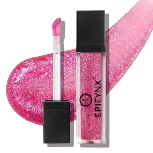EPILYNX Glitter Lip Gloss Sweet Tooth Fuchsia | Long-Lasting Hydrating Shine