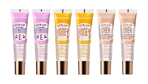 Ruby Kisses Vita-Lip Gloss Set 6 pcs | Long Lasting High Shine Lip Gloss