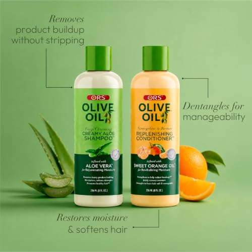 ORS Olive Oil Shampoo & Conditioner Set for Moisture & Shine