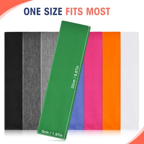 Hotop 20-Piece Sport Stretchy Headbands for Girls - Green