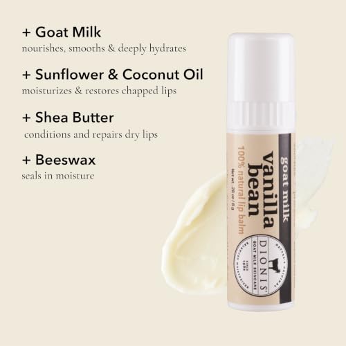 Dionis Goat Milk Hand Cream & Lip Balm Set - Vanilla Bean