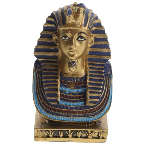 Ancient Egyptian Pharaoh Statue - King Tut Resin Figurine for Home Decor