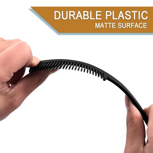 100pcs Individually Wrapped Hair Combs - Bulk Colorful Plastic Combs
