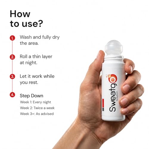 Salvia Sweatgo Clinical Strength Antiperspirant Roll-On for Men - 60ml