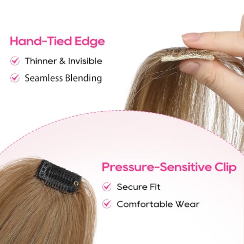REECHO 8-Inch Clip-In Hair Volumizer Extensions for Thin Hair (2 Pack)