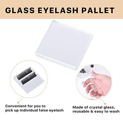 Miuffue 3-in-1 Eyelash Mannequin Head Practice Kit with Glue Rings & Tray - 1 Count