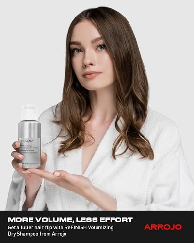 Arrojo ReFINISH Dry Shampoo – Volumizing Oil-Absorbing Spray for All Hair