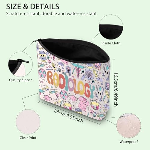 Radiology Cosmetic Bag for X-Ray Techs - Travel Organizer