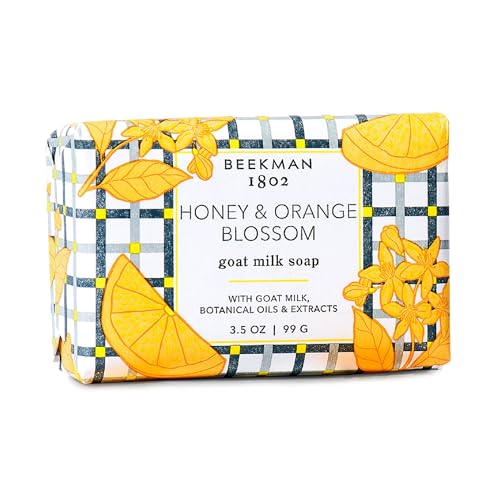 Beekman 1802 Goat Milk Soap Honey & Orange Blossom 3.5 oz - Moisturizing Bar