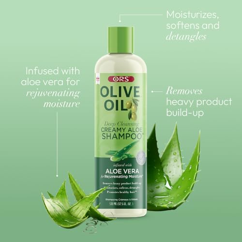 ORS Olive Oil Moisture Restore Aloe Shampoo - 12.5 oz