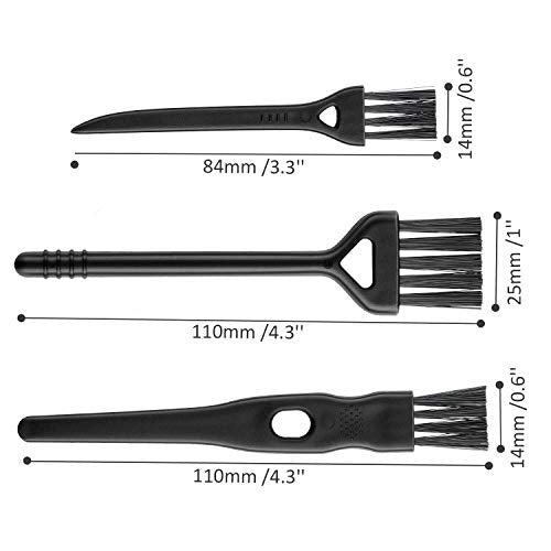 Boao 12 Pack Electric Razor Cleaning Brush Set - 3 Sizes
