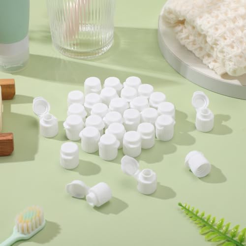 TEHAUX 30 Pcs Flip Top Toothpaste Caps - M13 Replacement for Crest & Arm Hammer