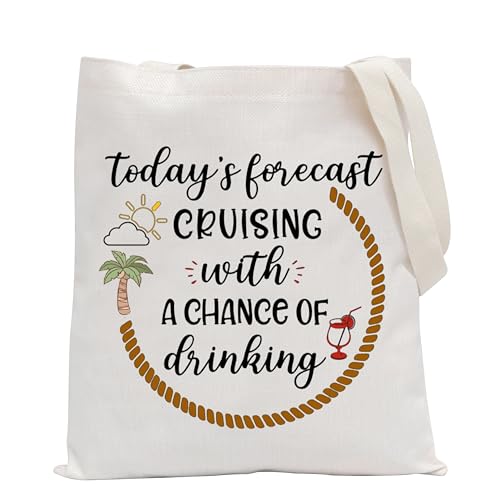 Cruise Themed Cosmetic Bag - Travel Makeup Organizer for Cruise Trips