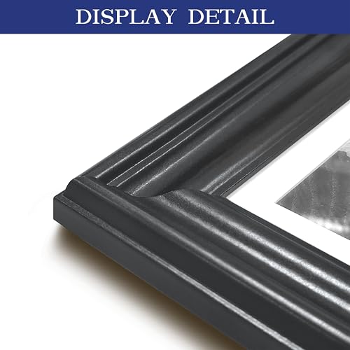 8x8 Vintage Wooden Photo Frame for Horizontal & Vertical Display