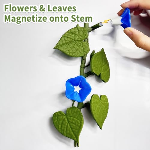3D Printed Magnetic Ivy Fridge Magnets - Set of 2 Decor