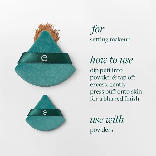 EcoTools Blend and Set Makeup Sponge & Powder Puff Set - Vegan