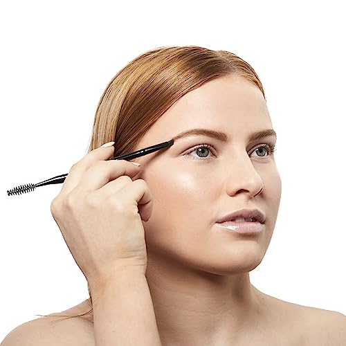 MADLUVV Duo Eyebrow Brush - Angled & Spoolie for Precision Makeup