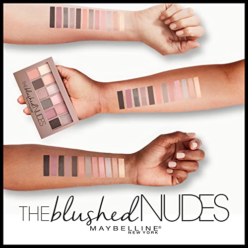 Maybelline Blushed Nudes Eyeshadow Palette - 12 Pigmented Shades
