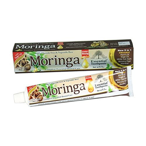 Essential Palace Moringa Toothpaste 200g Fluoride-Free Herbal Natural Mint