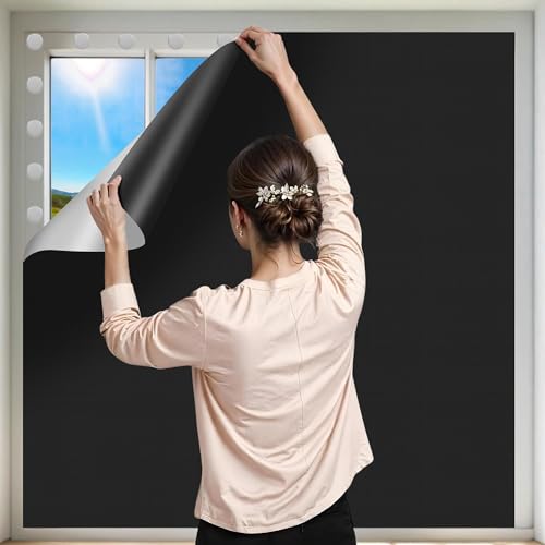 Portable Blackout Curtains 79x57in | No Drill Room Darkening Blinds