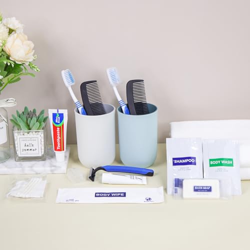 Basic Toiletry Kits - Individually Packed Personal Hygiene Care Package (5 Pack)