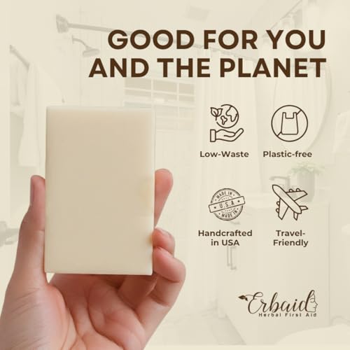 Coconut Oil Shampoo Bar for Dry Hair – Hydrating & Plastic Free