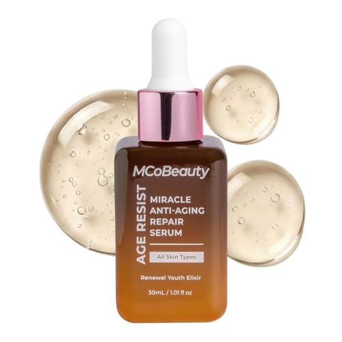 MCoBeauty Anti-Aging Facial Serum with Hyaluronic Acid & Arginine - Overnight Skin Repair