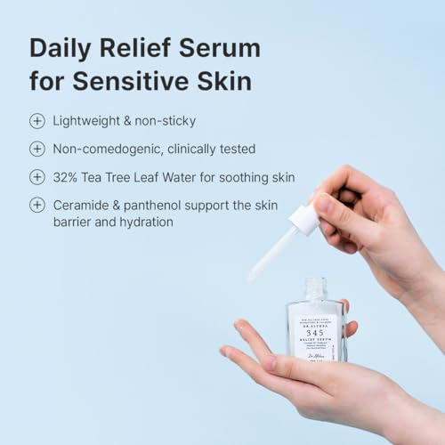 Dr.Althea 345 Relief Serum, Vegan Hydrating Face Serum for Sensitive Skin