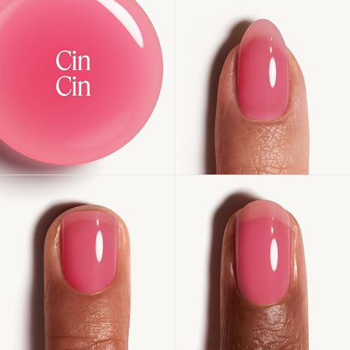 essie Cin Cin Translucent Pink Nail Polish - Vegan Glass Nails 0.46 fl oz