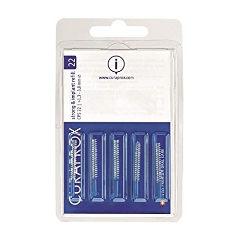 Curaprox CPS 22 Interdental Brush Refills (4 Blue) – Swiss Made