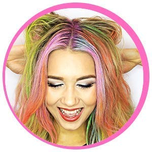 Temporary Hair Color Pens - 16 Vibrant Colors + 6 Glitter Shades | Creaseless Hair Ties Included